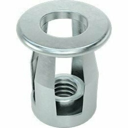 BSC PREFERRED Screw-to-Install Rivet Nuts Zinc-Plated Steel M6 x 1 mm Thread Size 18.6 mm Long, 25PK 90186A107